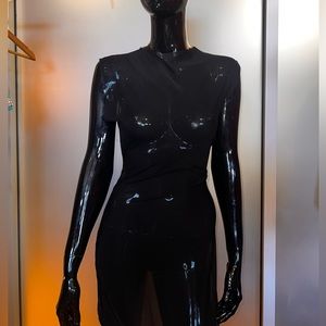 SIEMPRE Mesh Maxi Dress